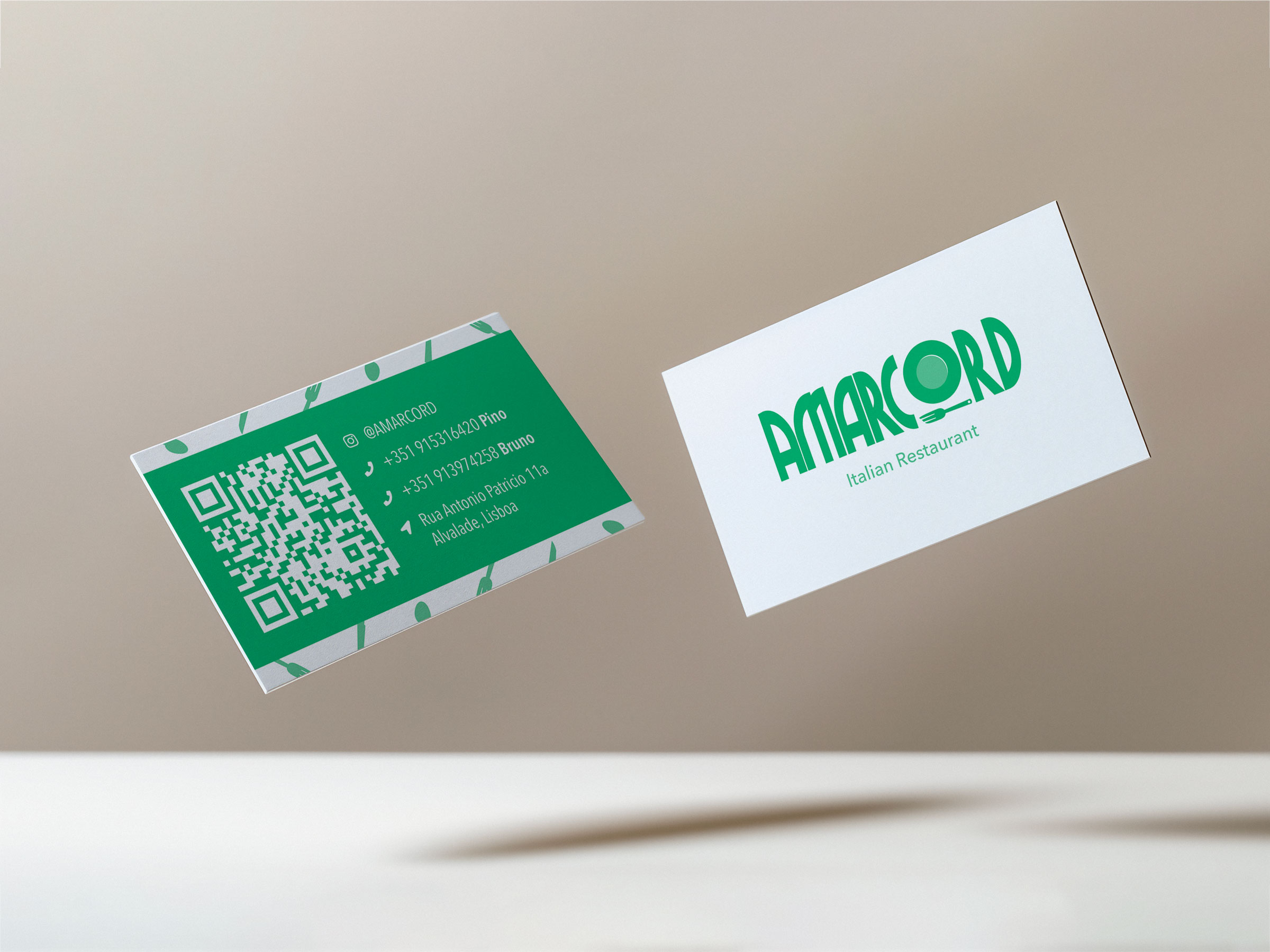 Amarcord - Branding & Menu